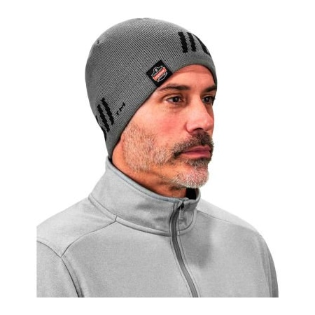 Ergodyne Ergodyne N-Ferno 6819BT Beanie, Be Tenacious, Gray 16809